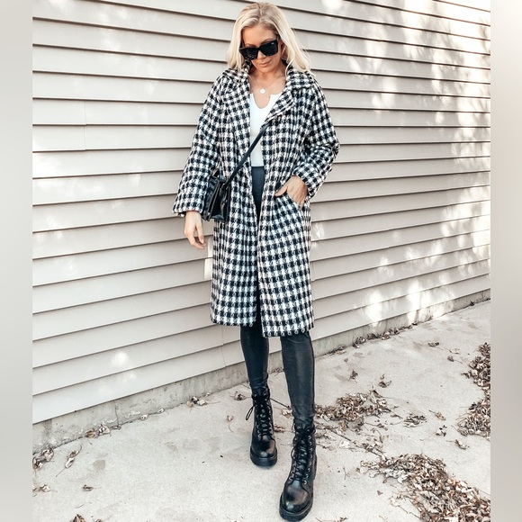 Houndstooth coat - Picture 1 of 2